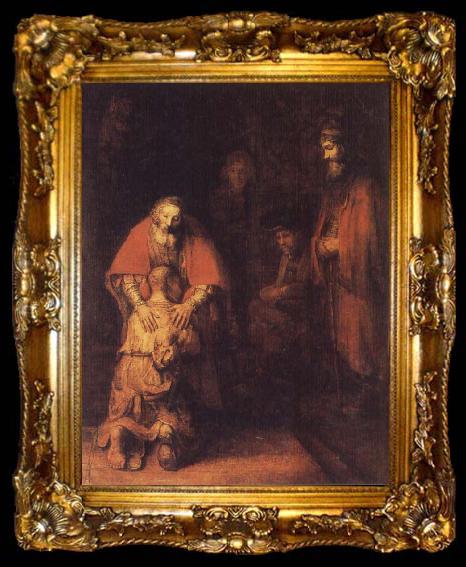 framed  REMBRANDT Harmenszoon van Rijn The Return of the Prodigal Son, ta009-2